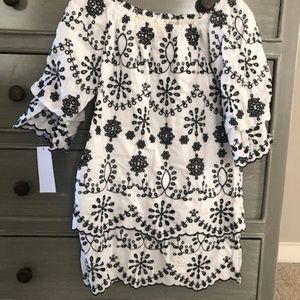 Goodnight Macaroon off the shoulder dress